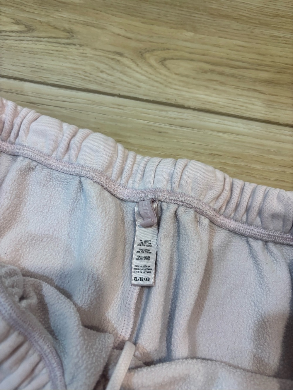 SKIMS Women's Pink Baggy Wide Leg Sweatpants Size XL - Picture 4 of 9